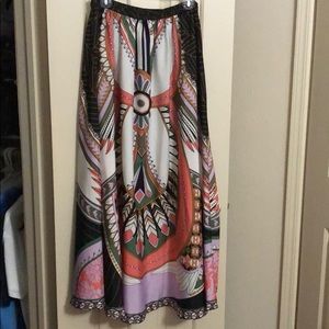 Maxi skirt, ballgown length skirt